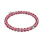Lune de sang | Argent | Bracelet de perles de verre galaxie